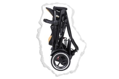 easy stand fold to pack away, even with seat on!
