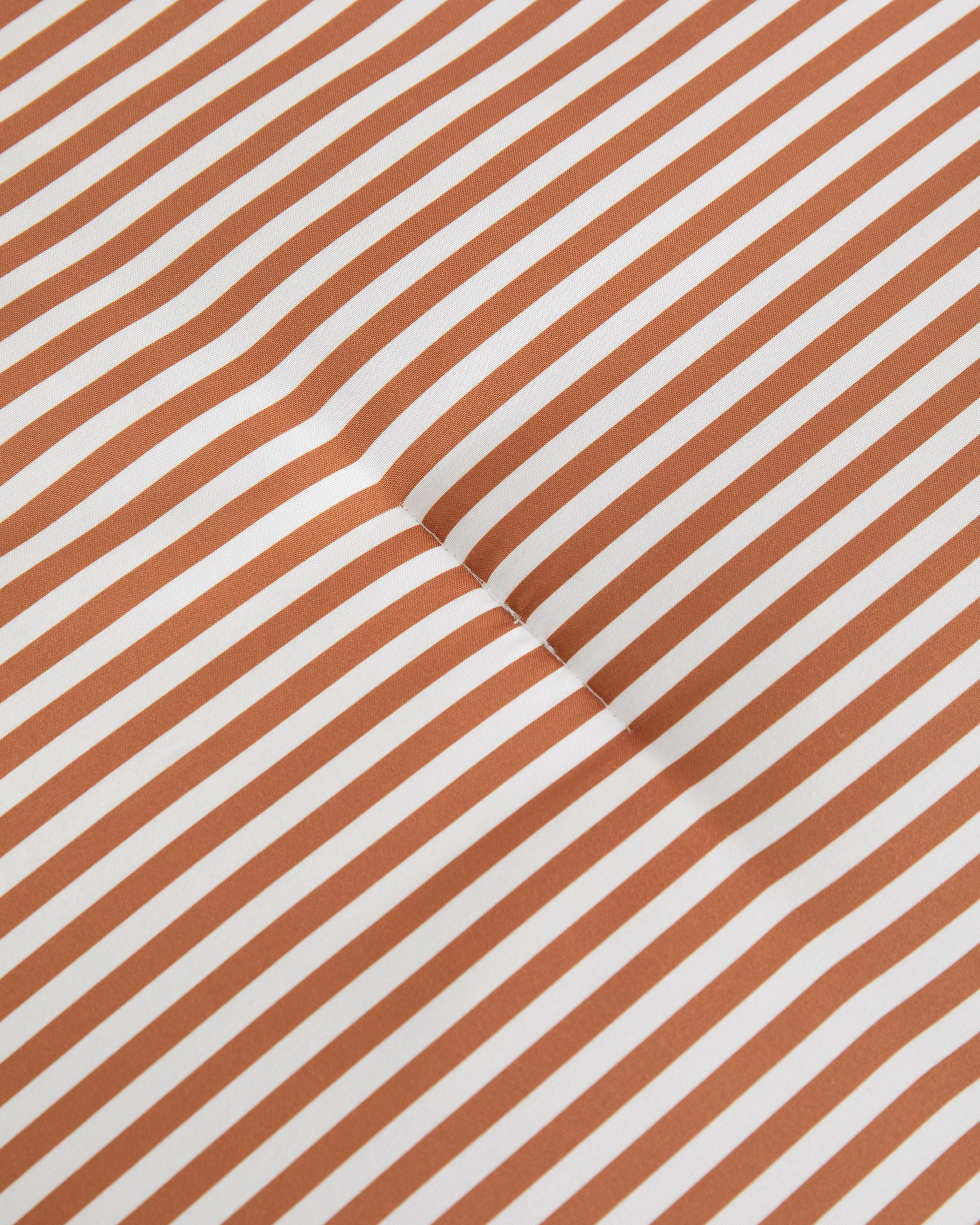 Burnt Orange Striped Microfiber Comforter Set
