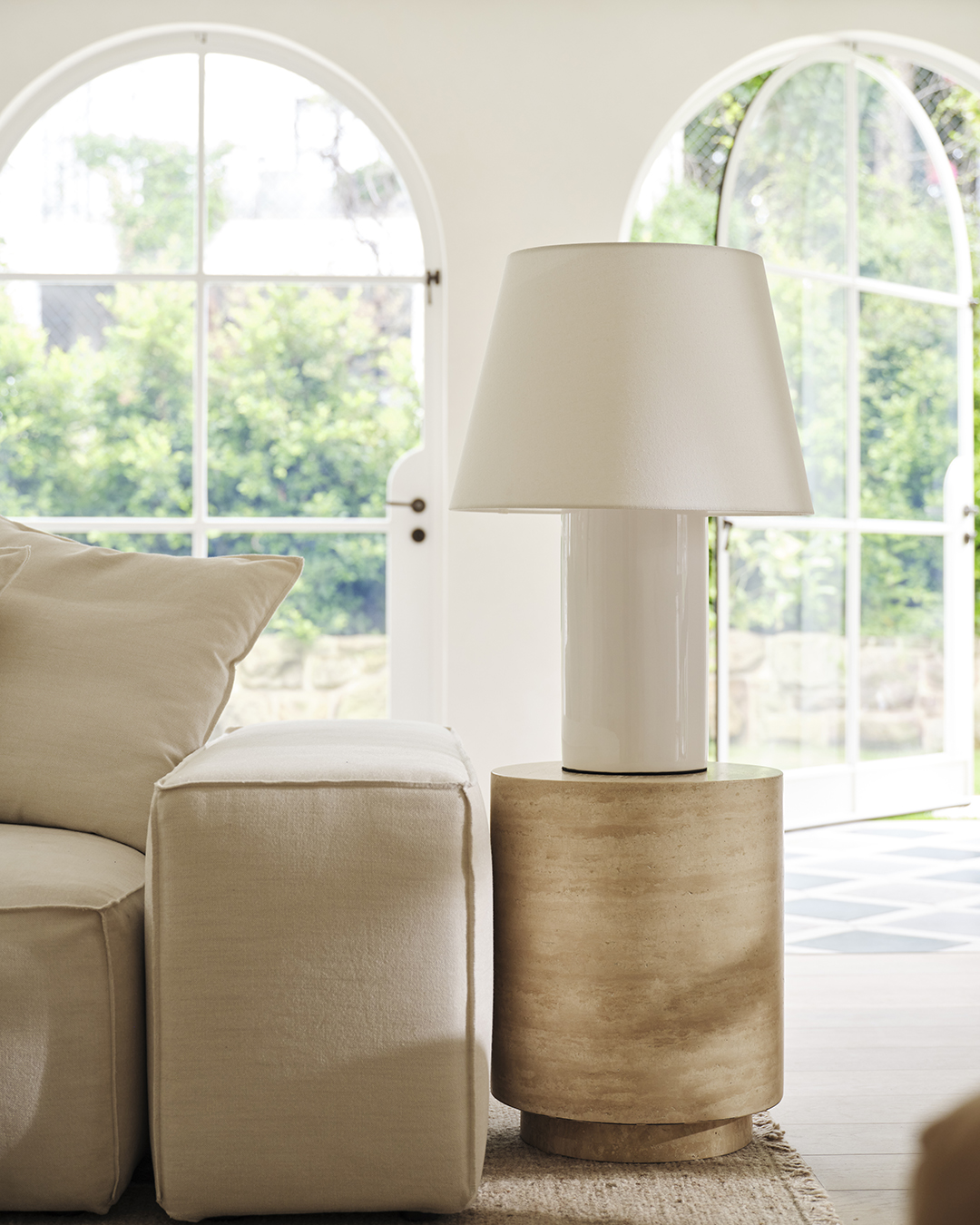 Jean De White Lamp - Small