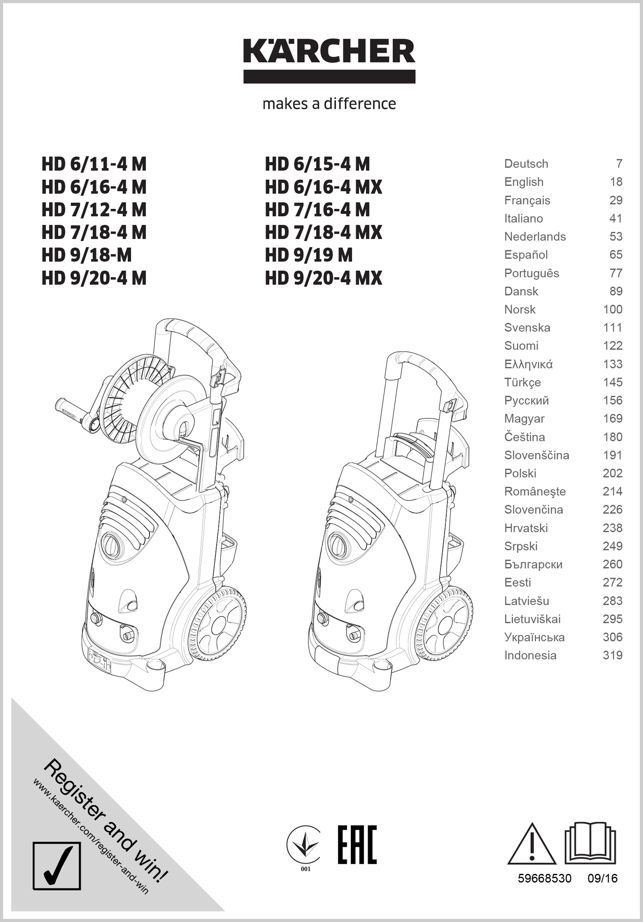 Karcher 721 Mx Manual