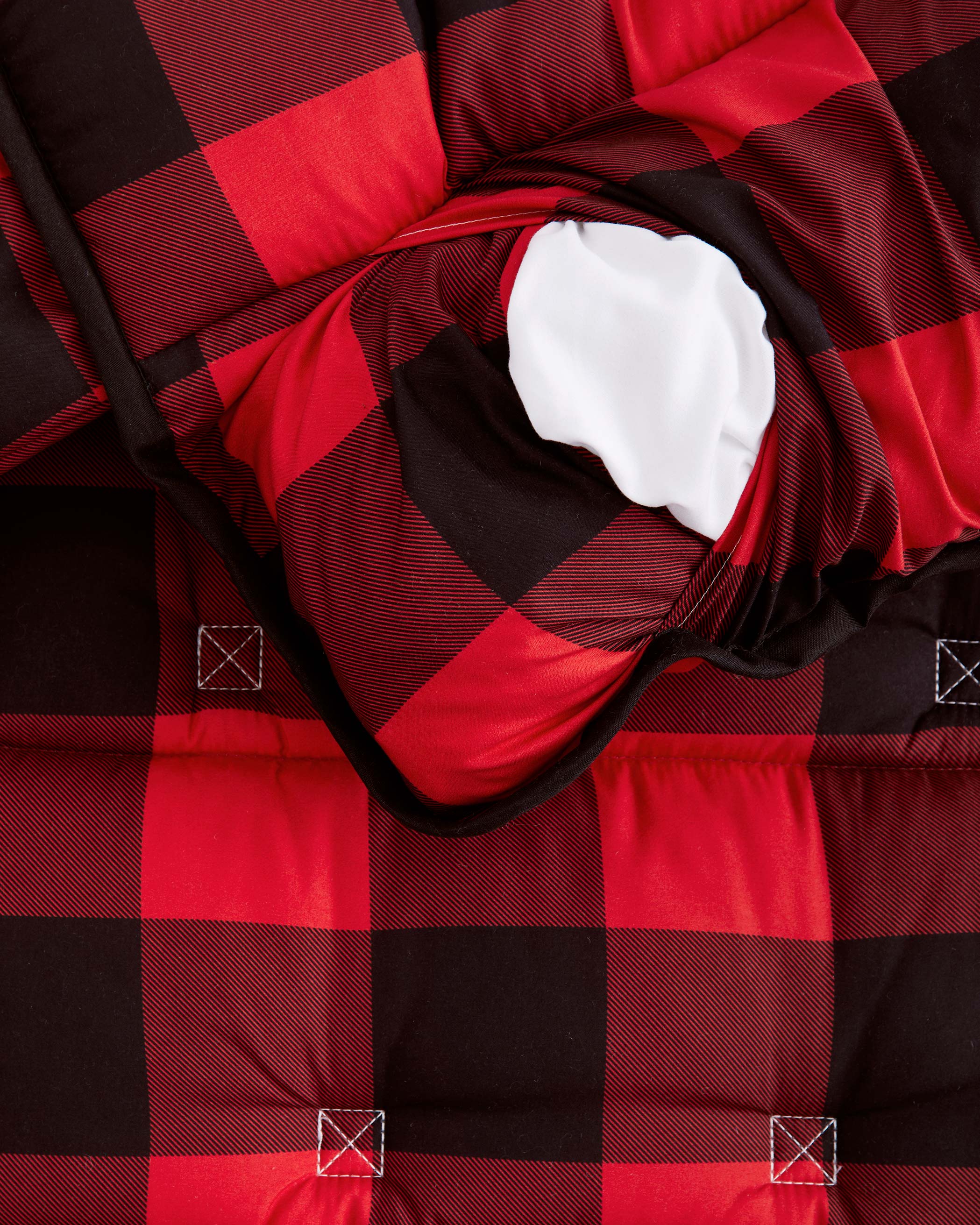 Red Buffalo Check Microfiber Kids Nap Mat