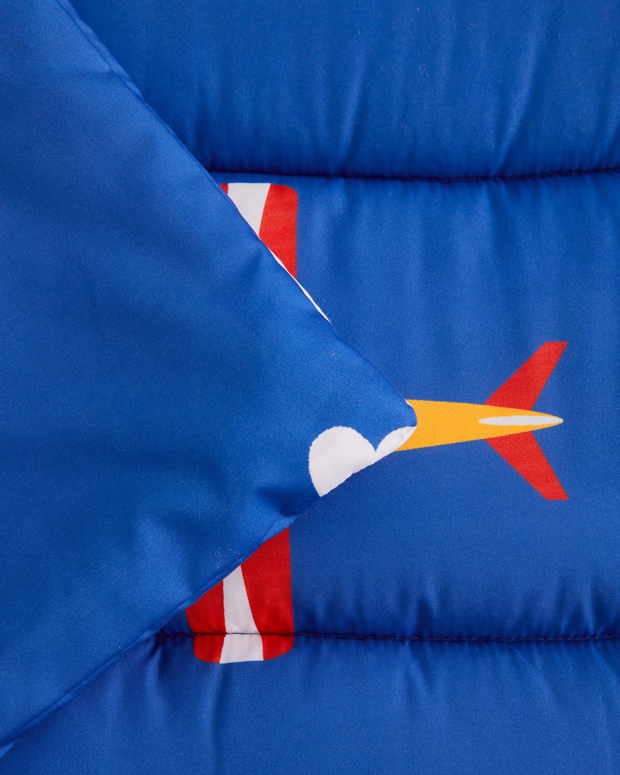 Blue Aeroplanes Microfiber Kids Nap Mat