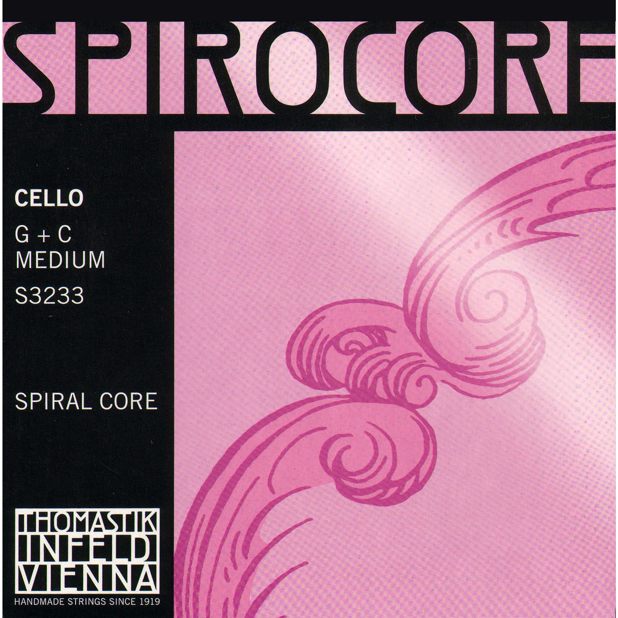 Thomastik-Infeld Spirocore Cello G and C Tungsten Combo Pack in action