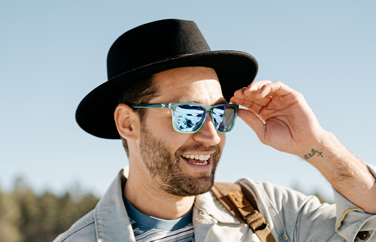 Sunglasses size on model