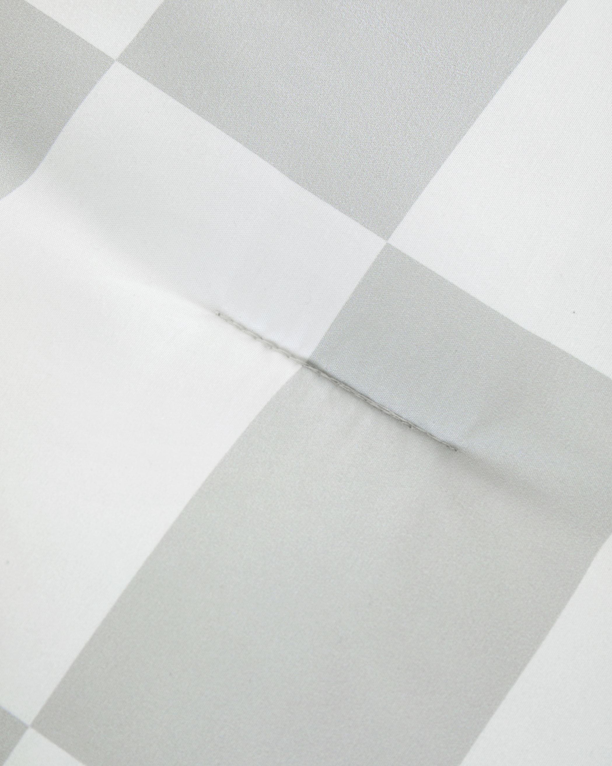 Gray Checkerboard Microfiber Comforter Set