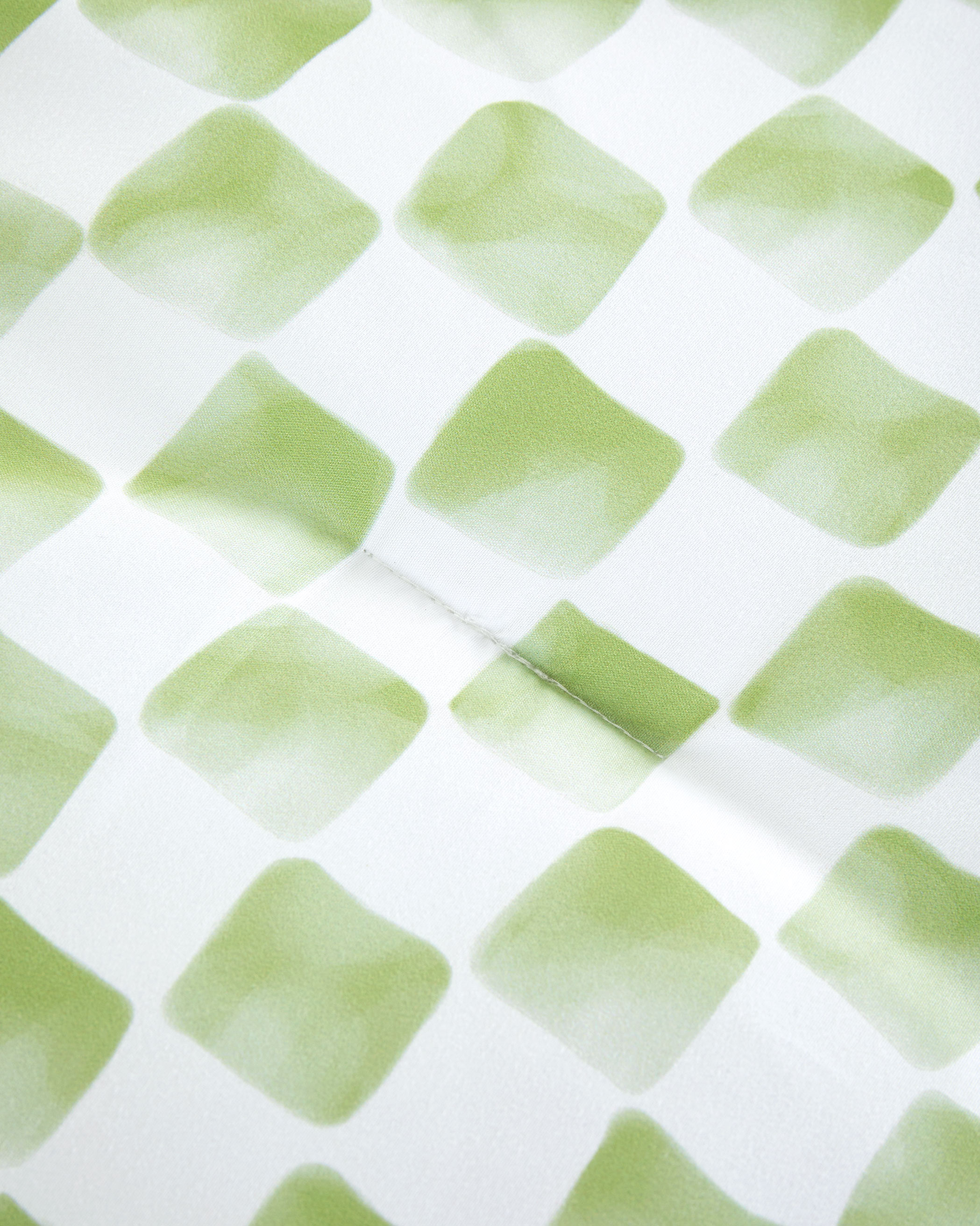 Sage Green Mini Checkerboard Microfiber Comforter Set