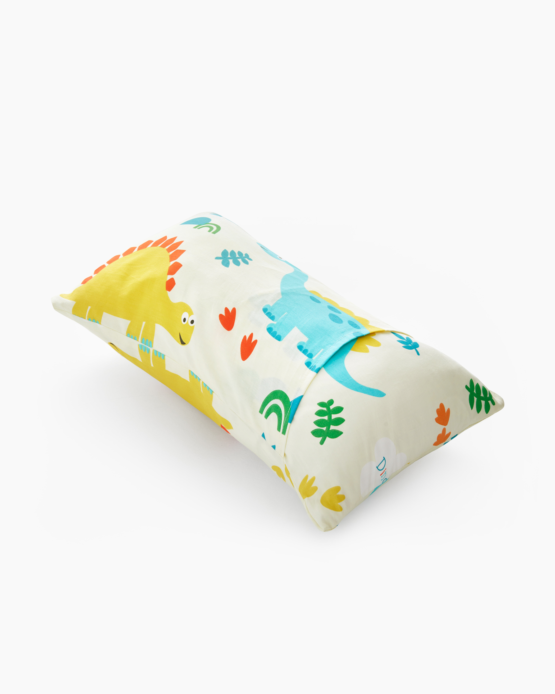 Ivory Cream Dinosaur Cotton Kids Sleeping Bag