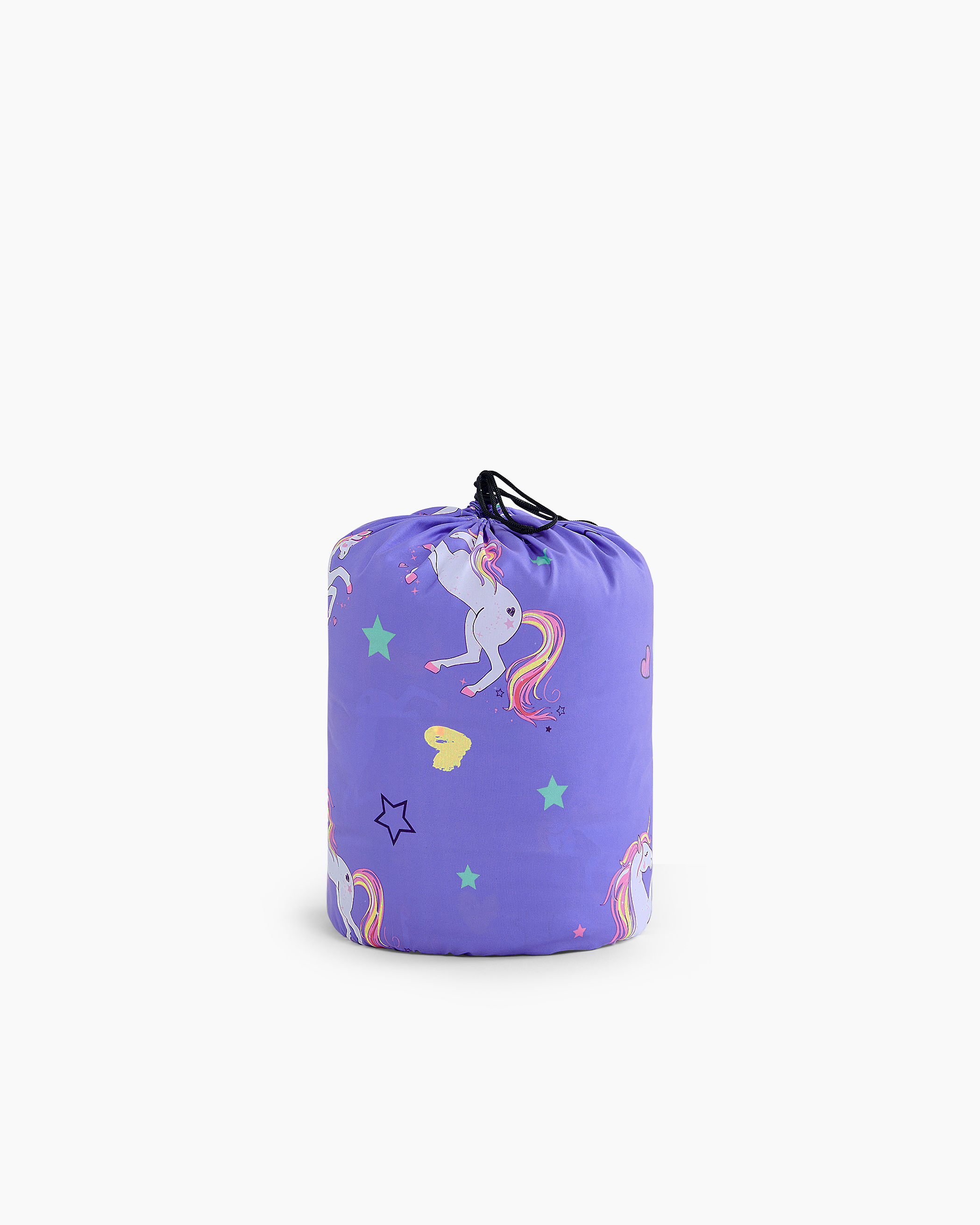 Purple Unicorn Microfiber Kids Sleeping Bag