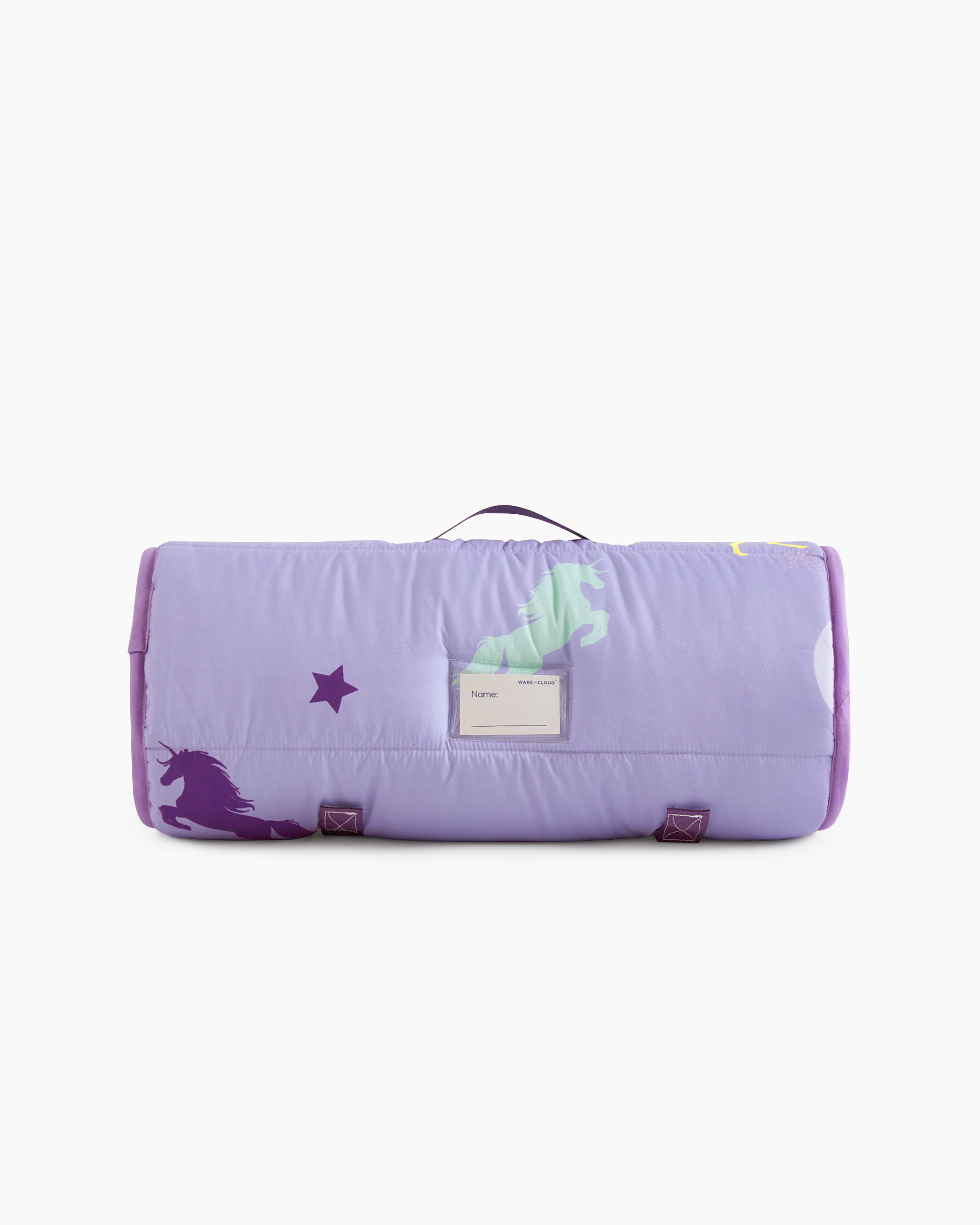 Purple Unicorn and Stars Microfiber Kids Nap Mat