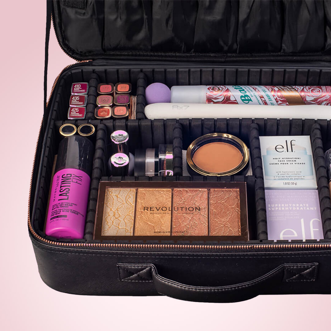 Madison makeup case for travel by Fancii and Co_Protect Your Cosmetics