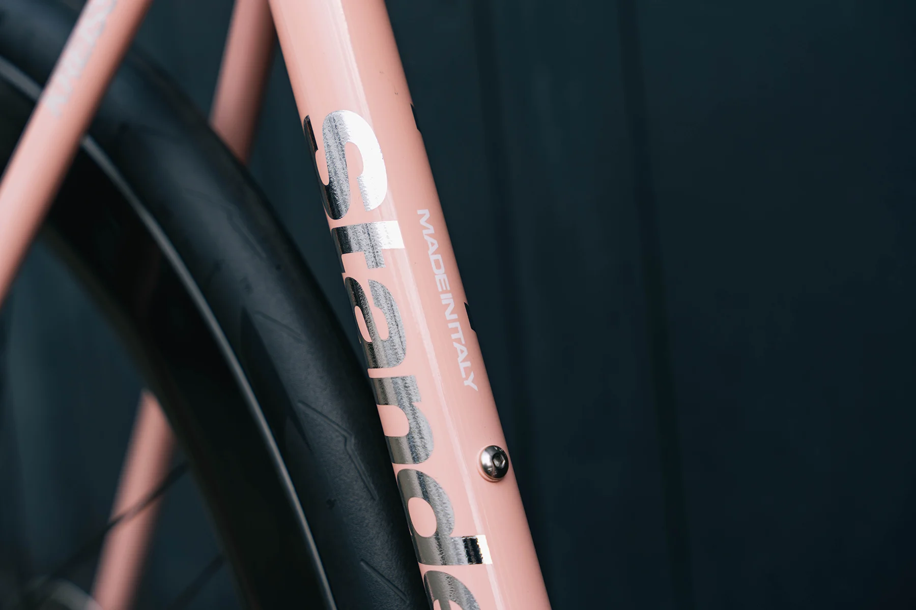 Standert Kreissäge RS road racing bike aluminium pink white made in italy