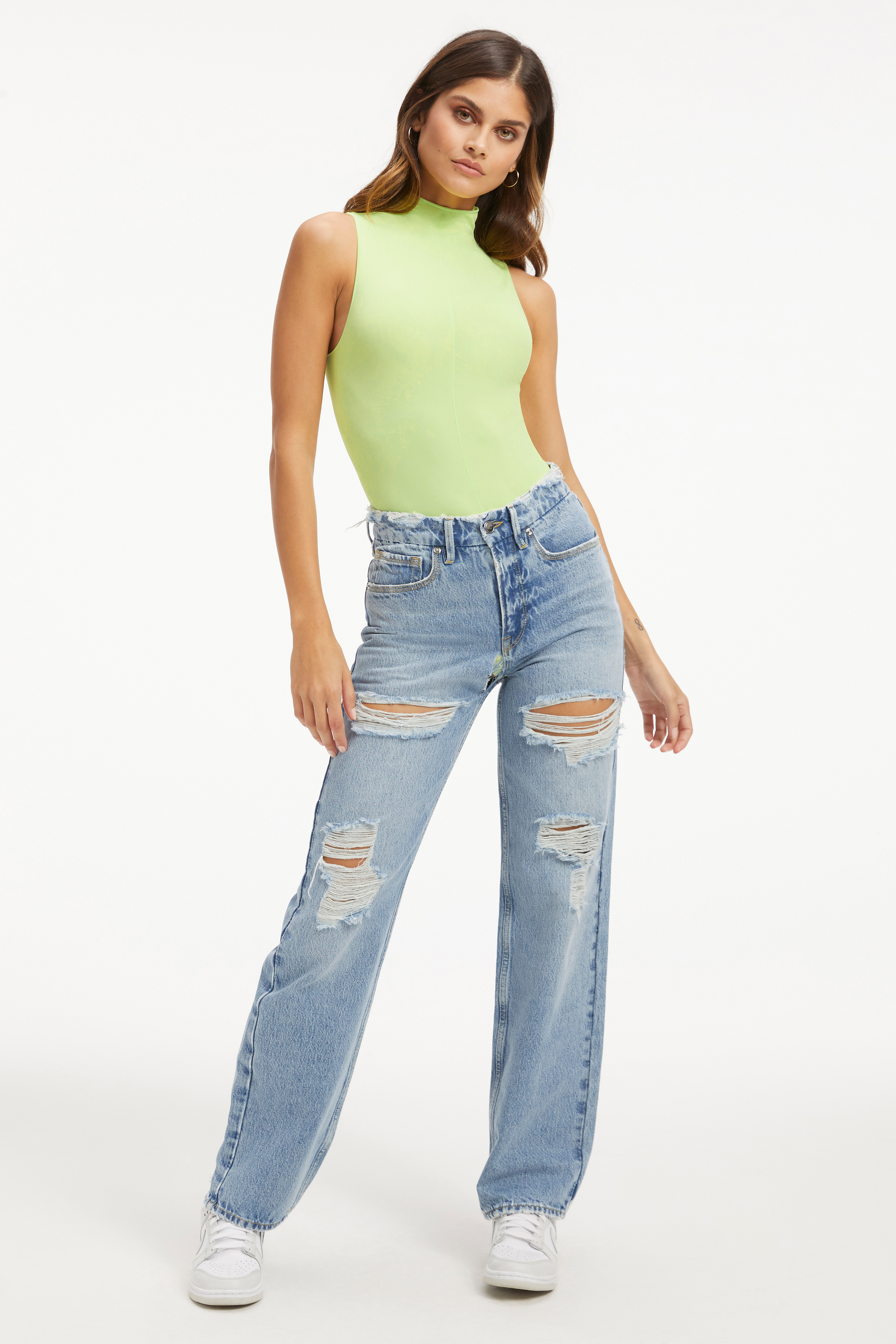 Styled With feature image for product SO SOFT SLEEVELESS BODYSUIT | KEY LIME001