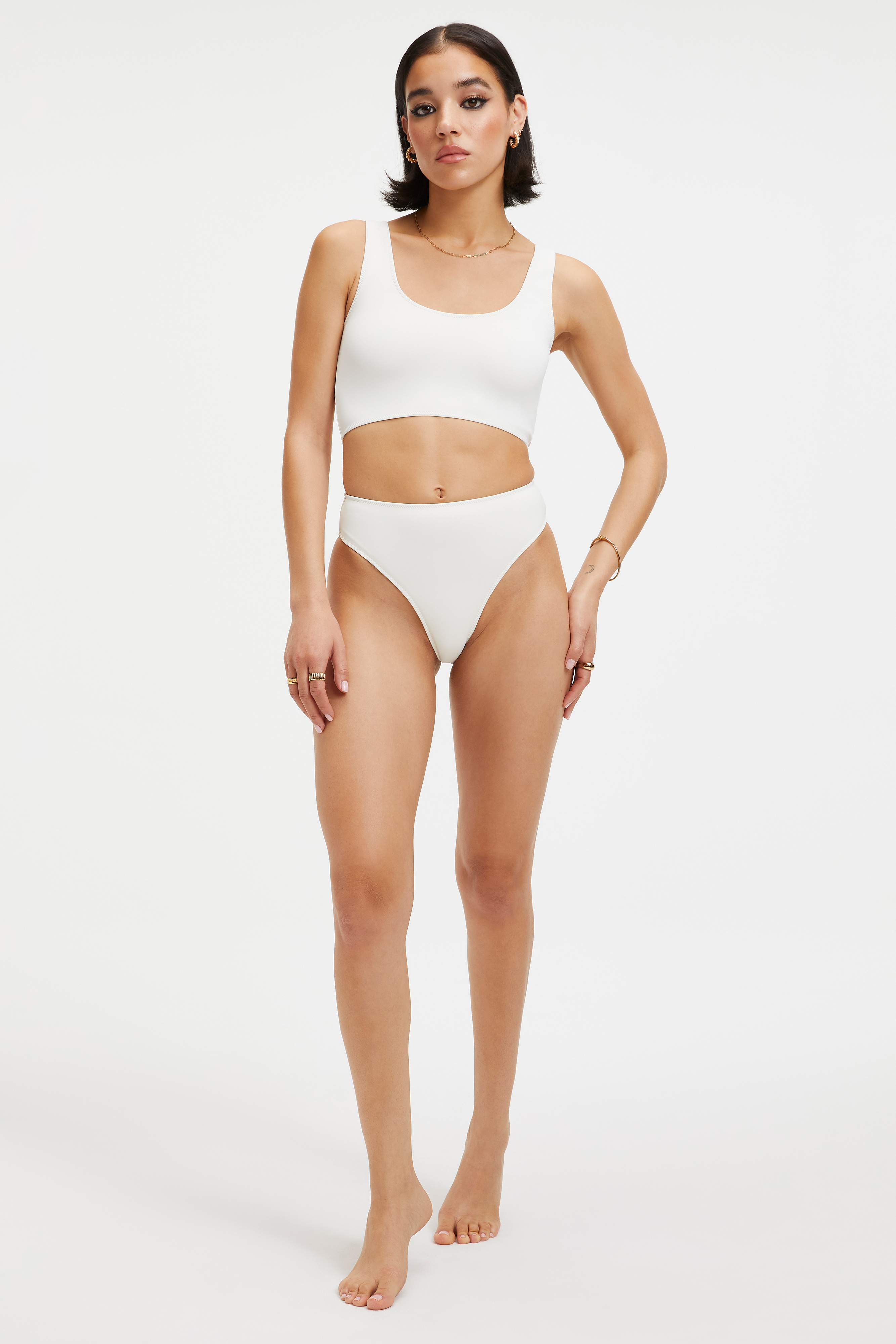 Styled With feature image for product GOOD COMPRESSION SWIM TANK | IVORY001