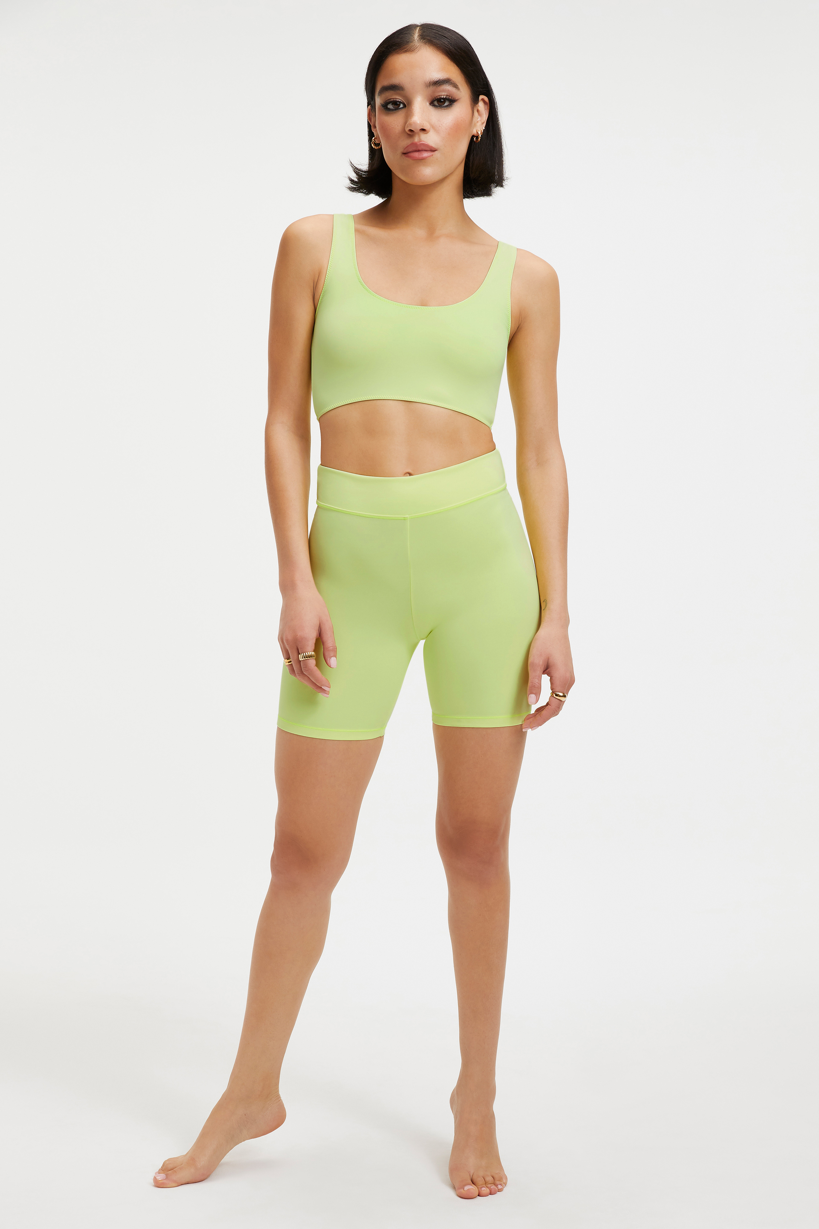 Styled With feature image for product GOOD COMPRESSION SWIM TANK | KEY LIME001