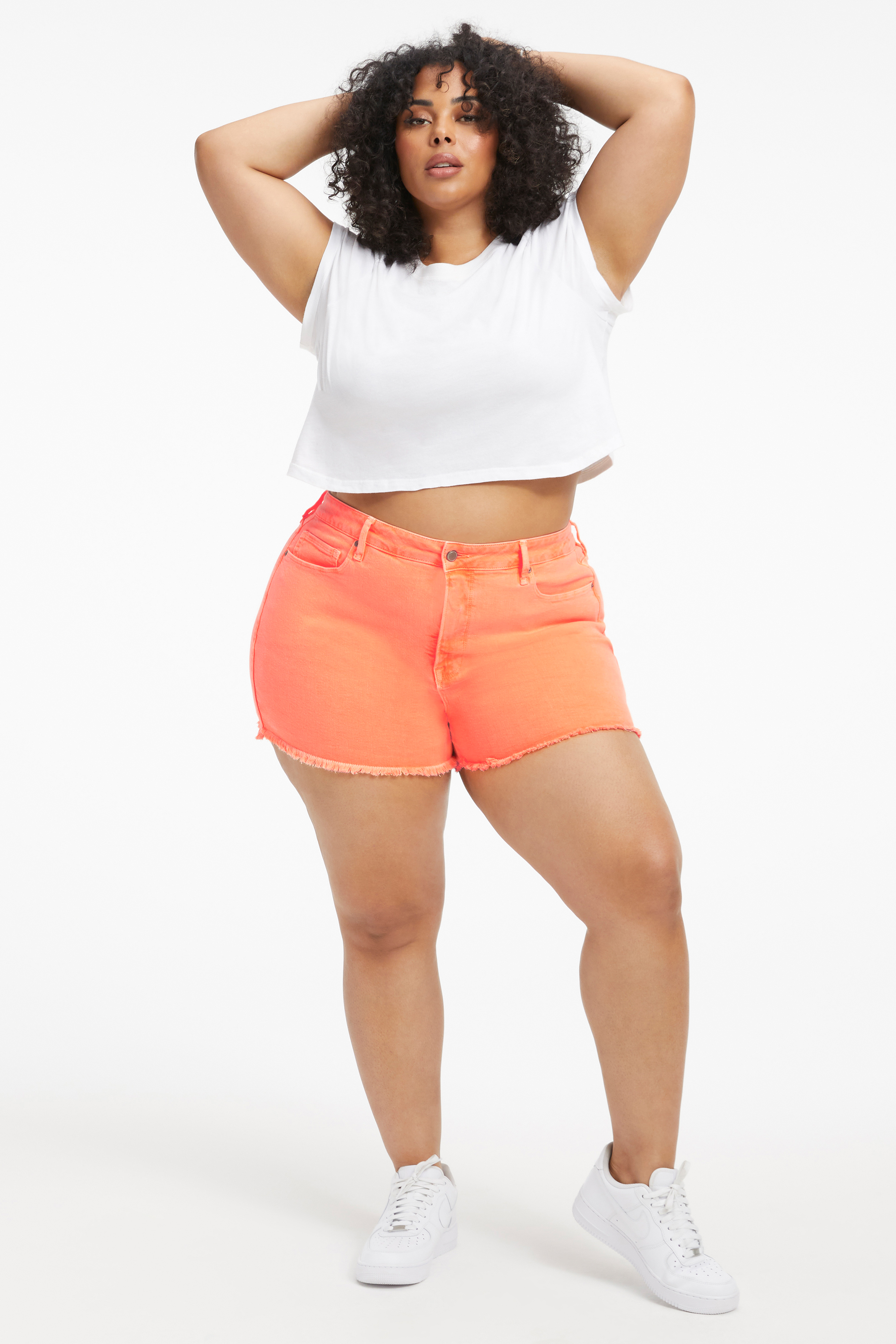 Styled With feature image for product GOOD '90S SHORTS | ORANGE CREAM001