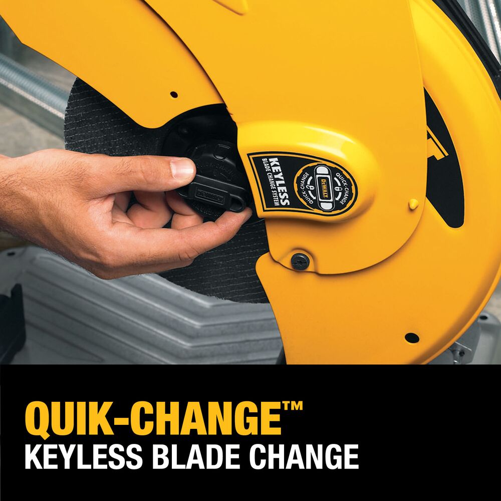 14" 15 Amp Chop Saw With Quick-Change Blade System