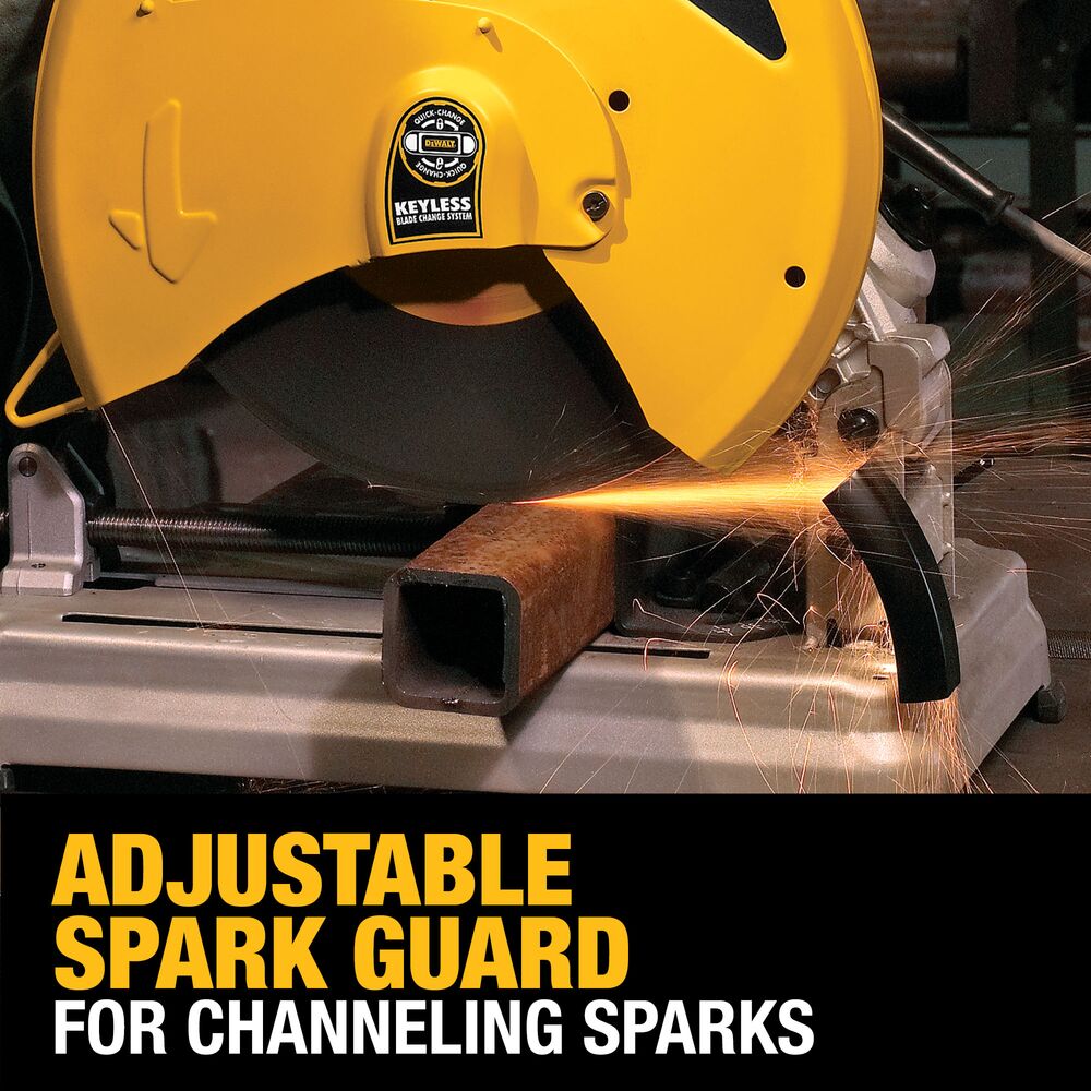 14" 15 Amp Chop Saw With Quick-Change Blade System