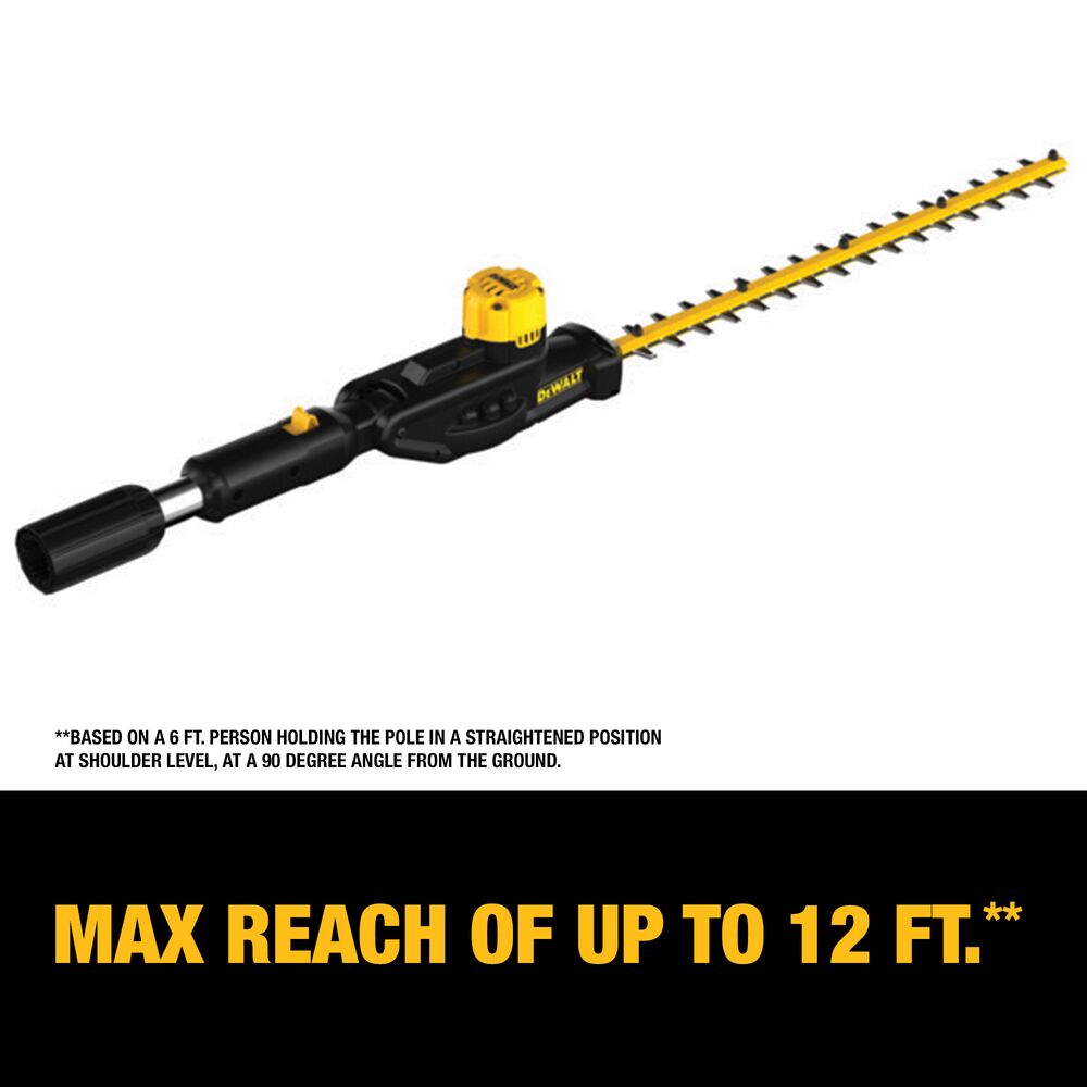 20V MAX Lithium-Ion Cordless Pole Hedge Trimmer (Tool Only)