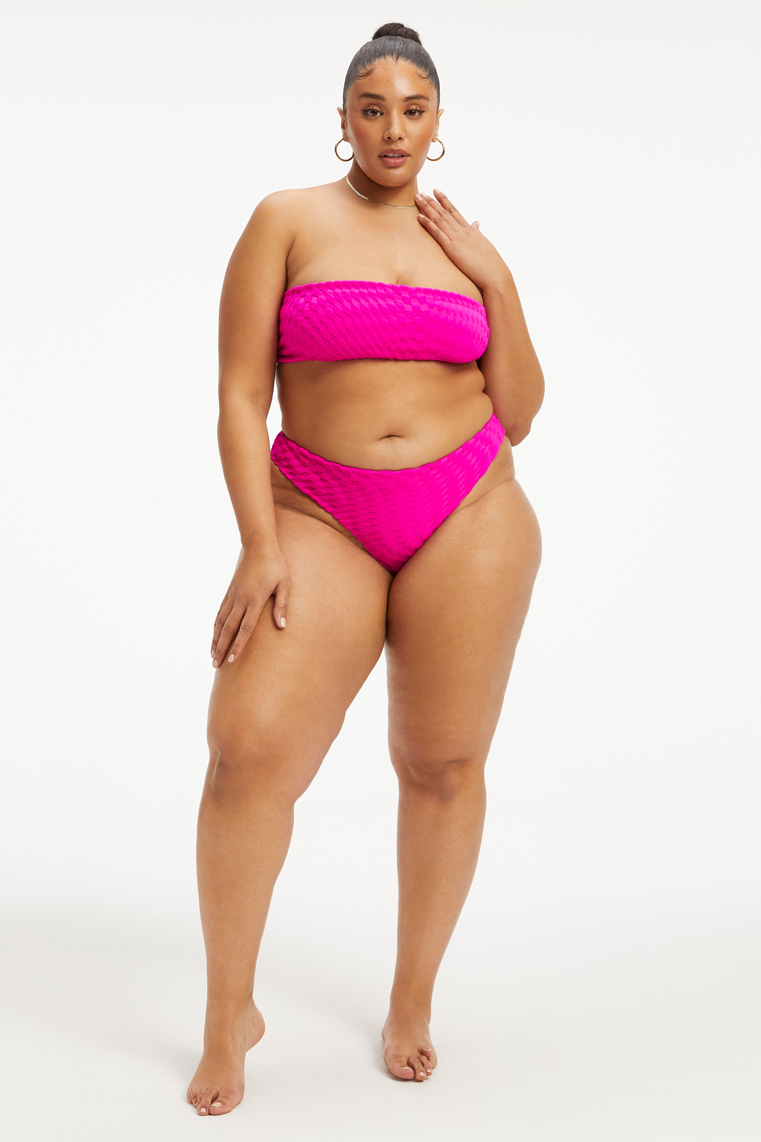 Styled With feature image for product JACQUARD BETTER BAND TOP | HAWAIIAN PINK001
