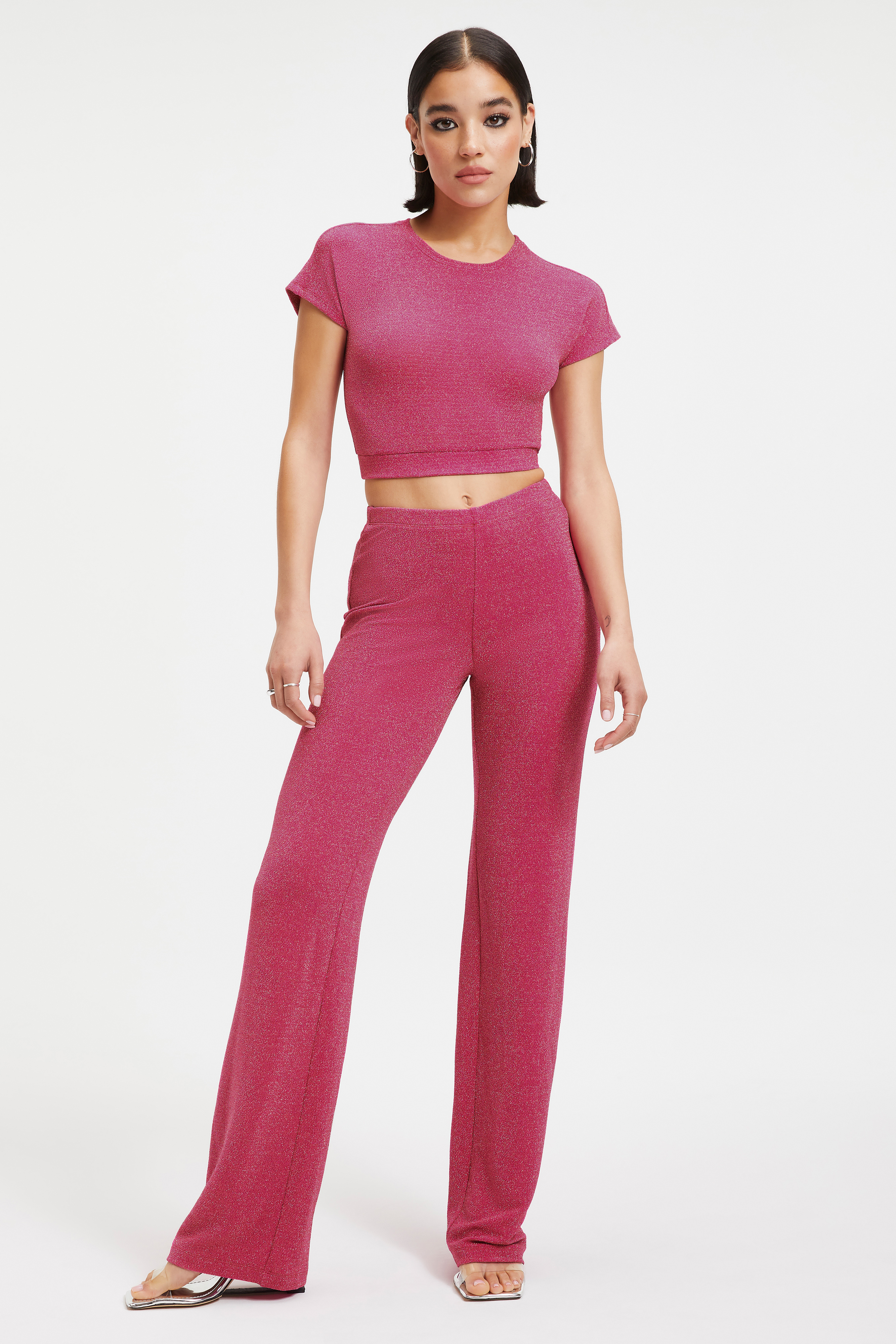 Styled With feature image for product SPARKLE CROP TEE | HAWAIIAN PINK001