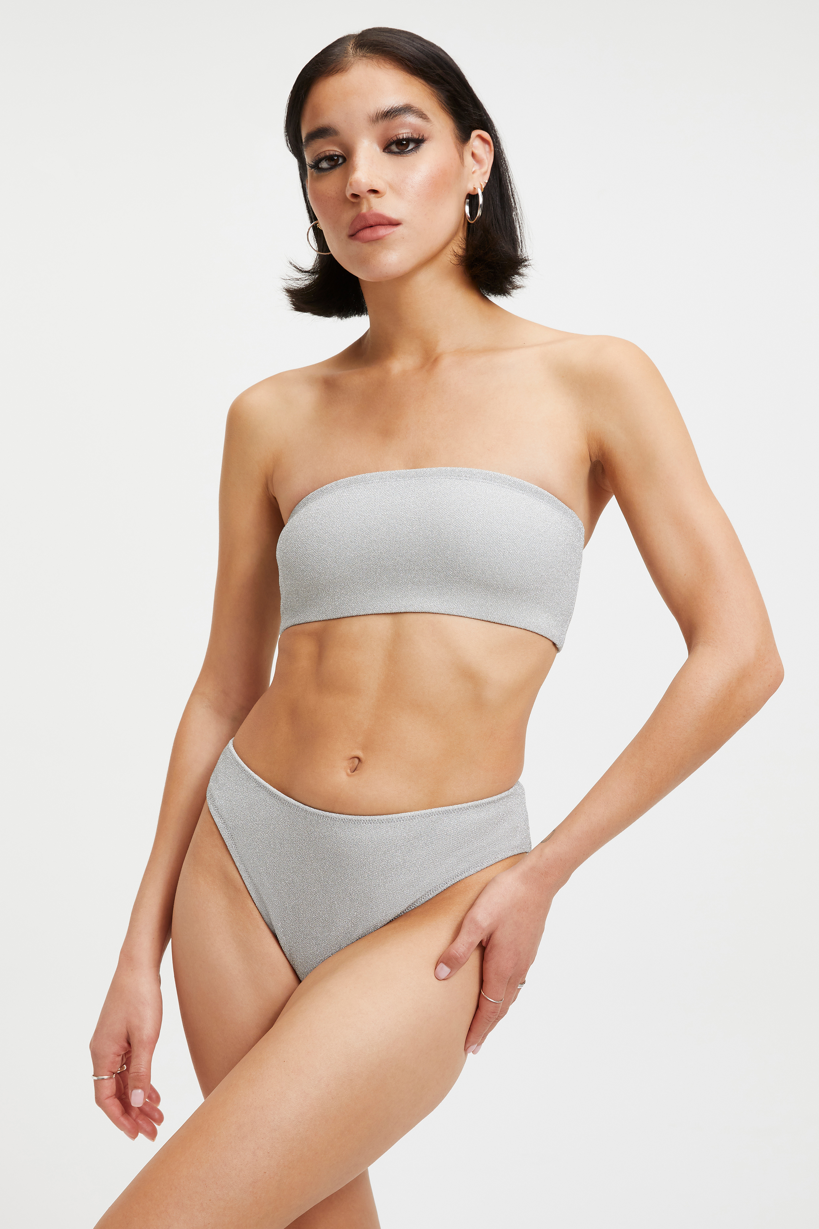 Styled With feature image for product SPARKLE BETTER BAND TOP | SILVER001