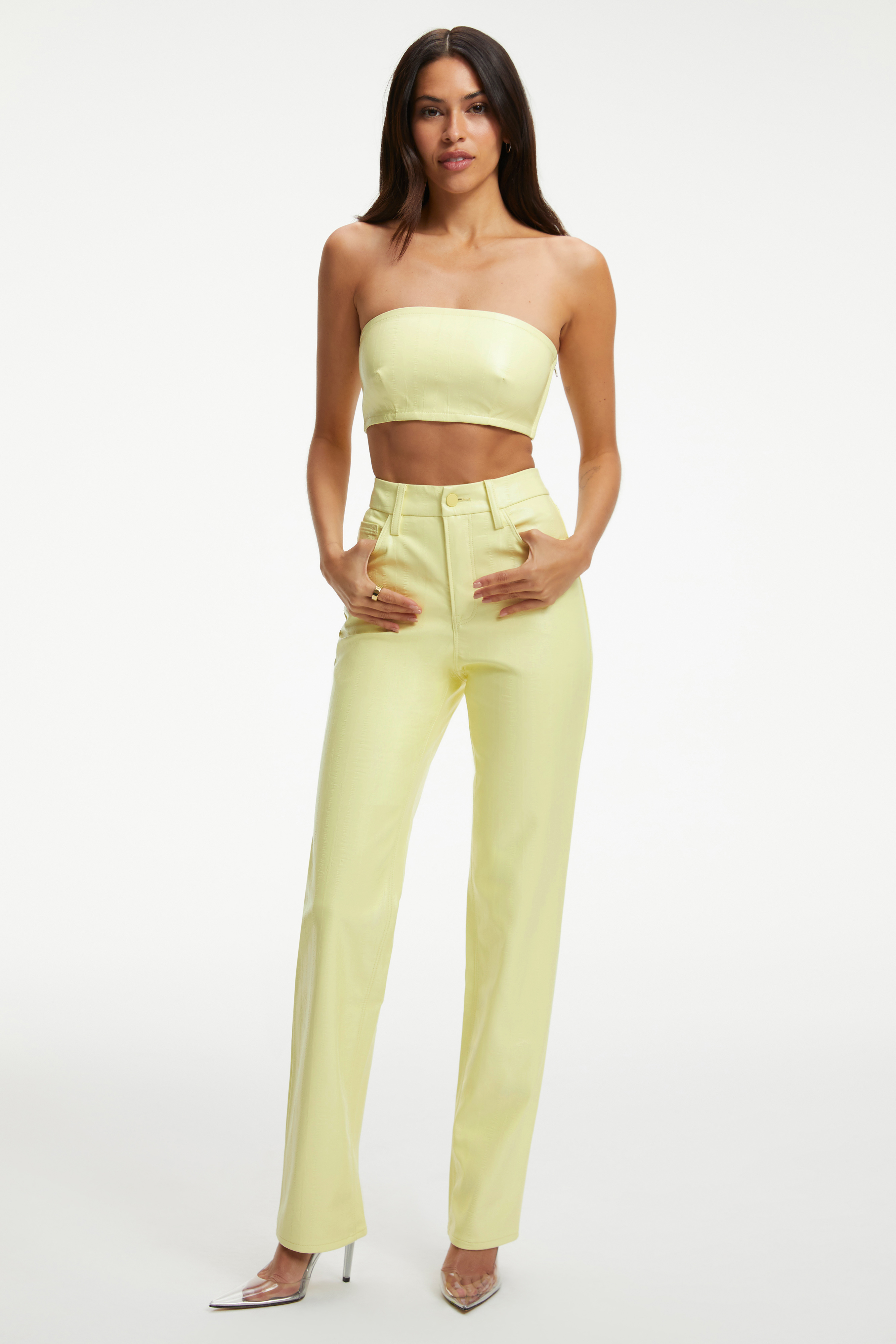 Styled With feature image for product BETTER THAN LEATHER BANDEAU | KEY LIME001