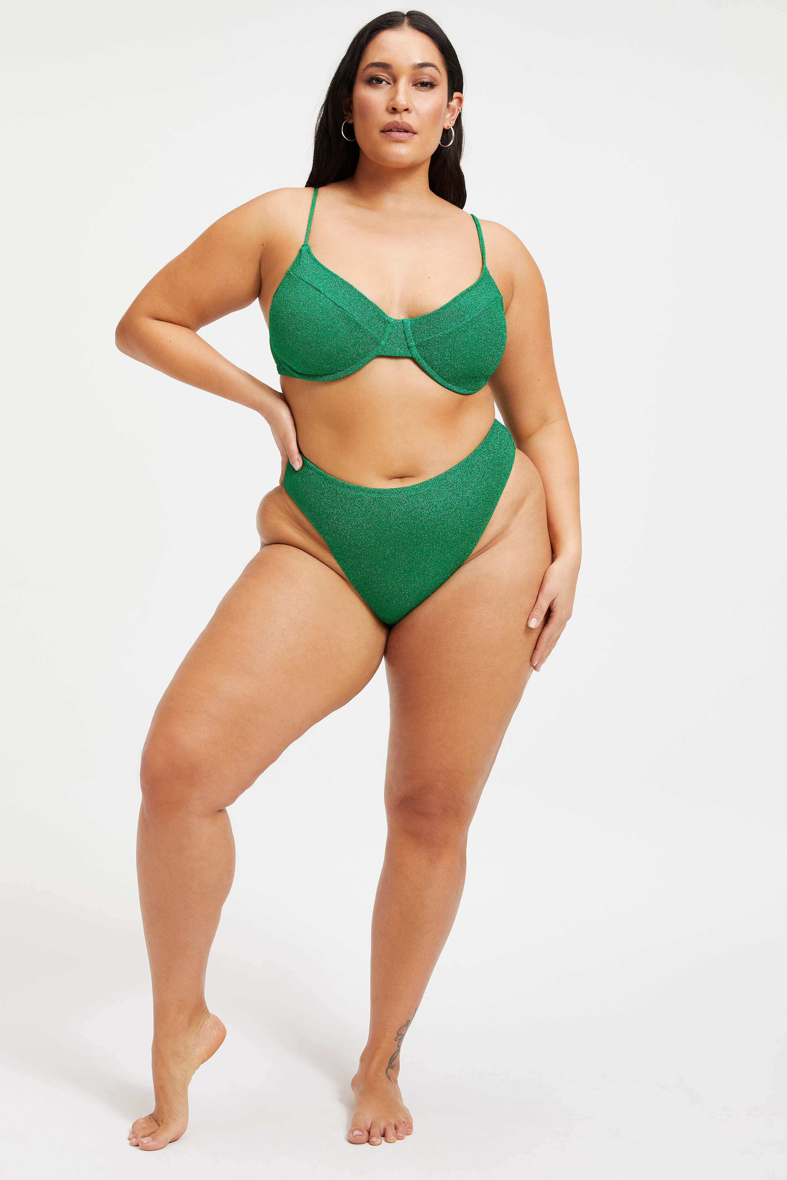 Styled With feature image for product SPARKLE GOOD WAIST CHEEKY | SUMMER GREEN002