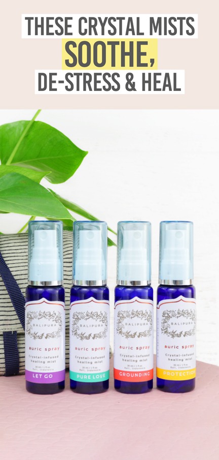 Balipura Aura Sprays - Beauty and the Boutique - These crystal mists soothe de-stress & heal