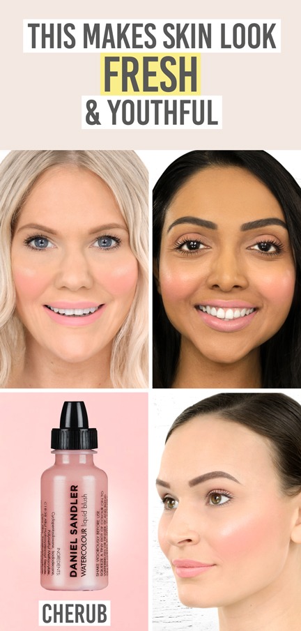 Daniel Sandler Watercolour Blush In Cherub - Beauty and the Boutique - This makes skin look fresh and youthful