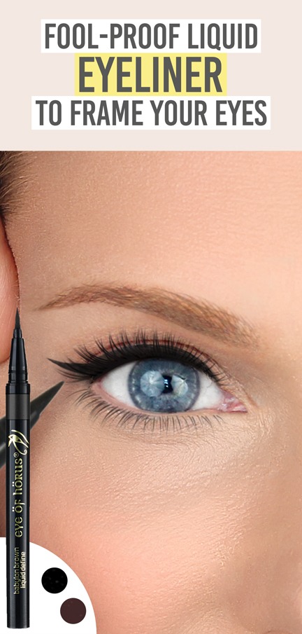 Eye of Horus Liquid Define Eyeliner - Beauty and the Boutique - Foolproof liquid eyeliner to frame your eyes