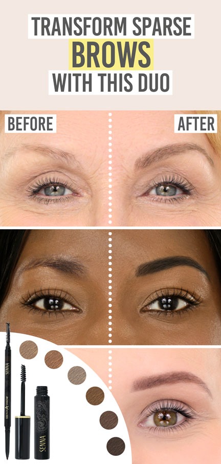 Senna Brow Duo - Beauty and the Boutique - Transform sparse brows with this duo