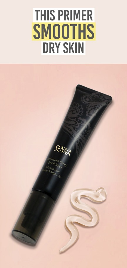 Senna Cosmetics Moisture Drop Gel Primer - Beauty and the Boutique - This primer smooths dry skin