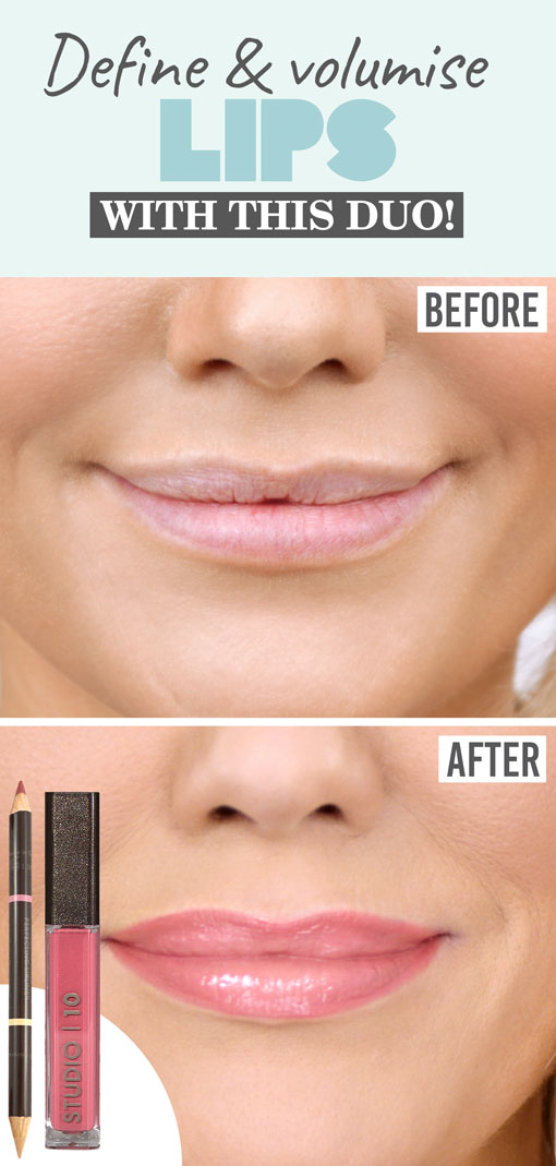 Lip Liner & Plumping Lip Gloss