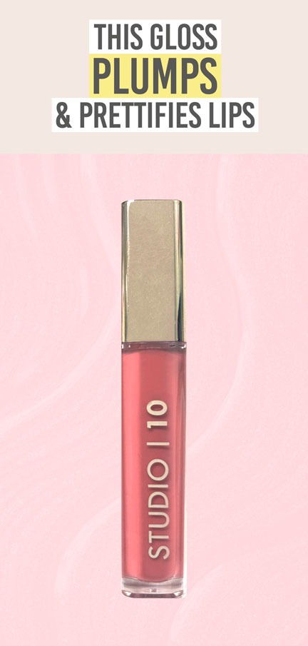Studio 10 Plumping Lip Gloss in Rose - Beauty and the Boutique - This gloss plumps & prettifies lips 