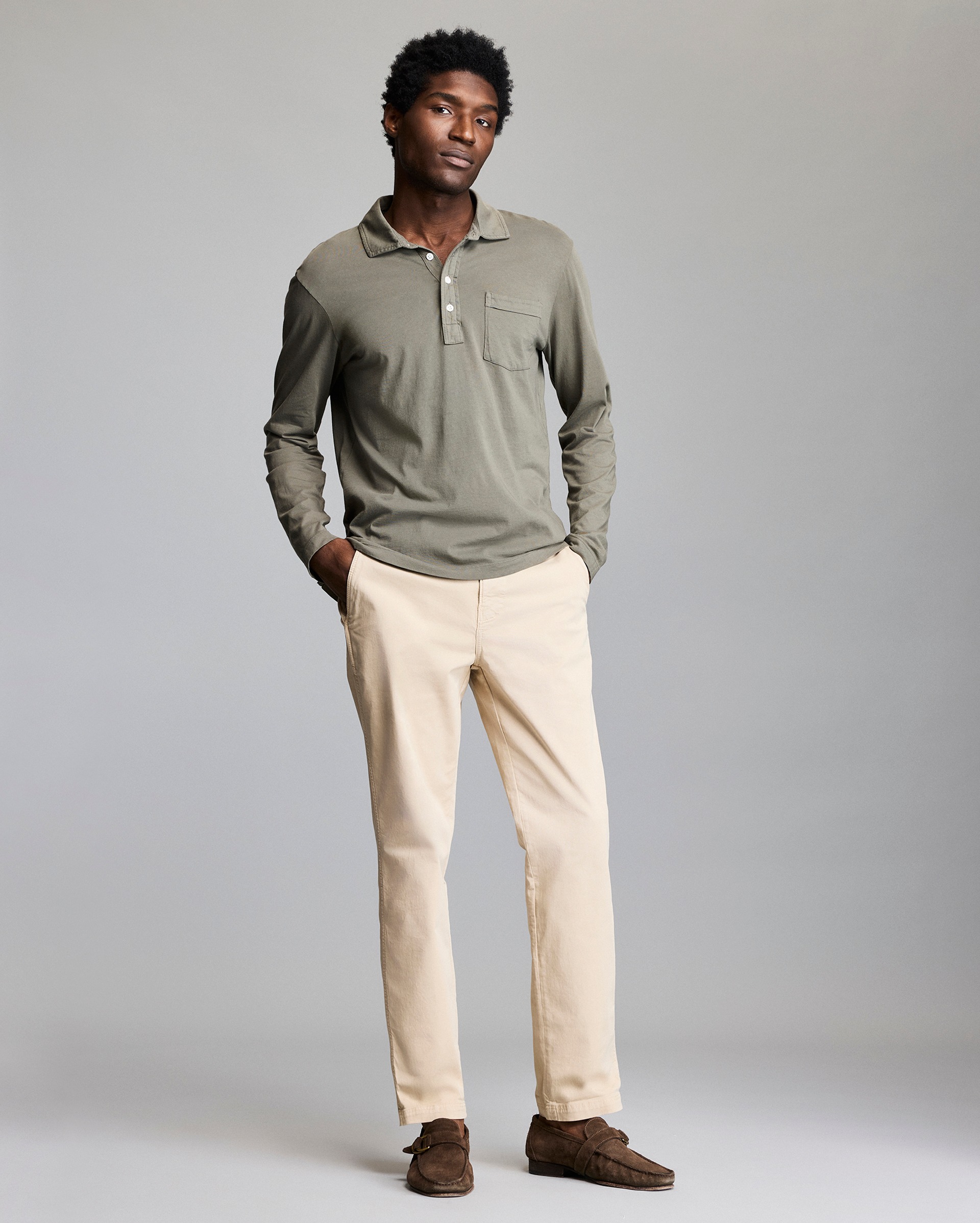 Model shows the fit of the polo