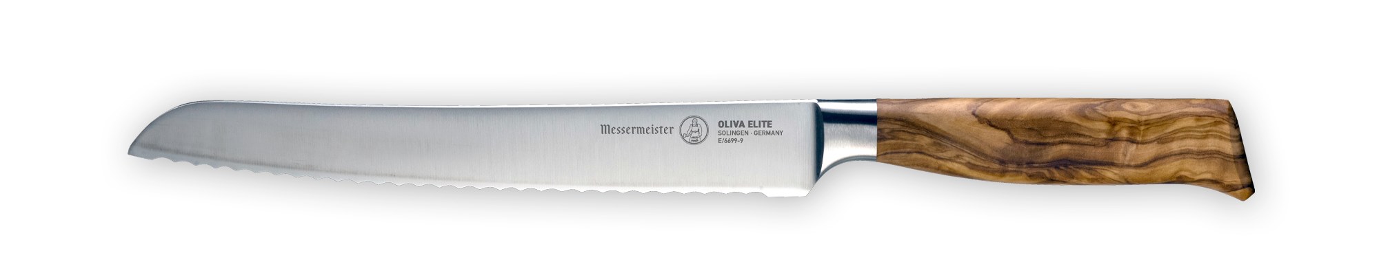 Oliva Elite Scalloped Bread Knife - 9" image
