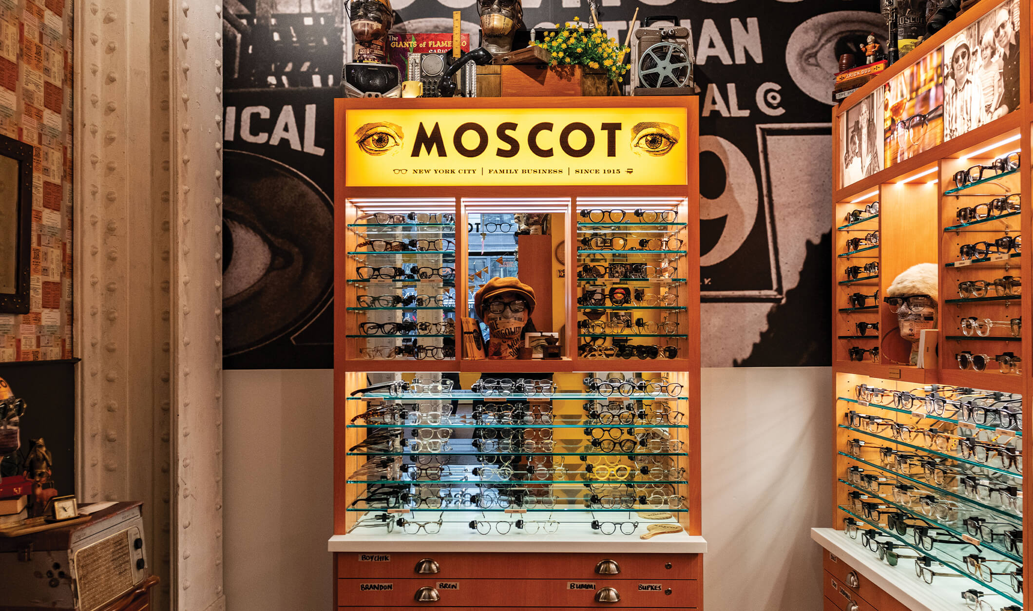 The MOSCOT Union Square Shop interior 3