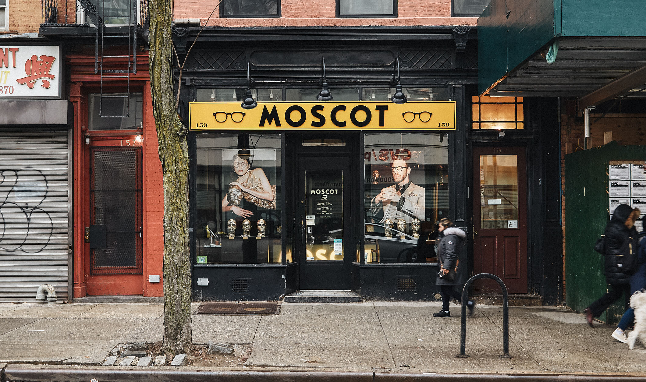 The MOSCOT Brooklyn Shop exterior