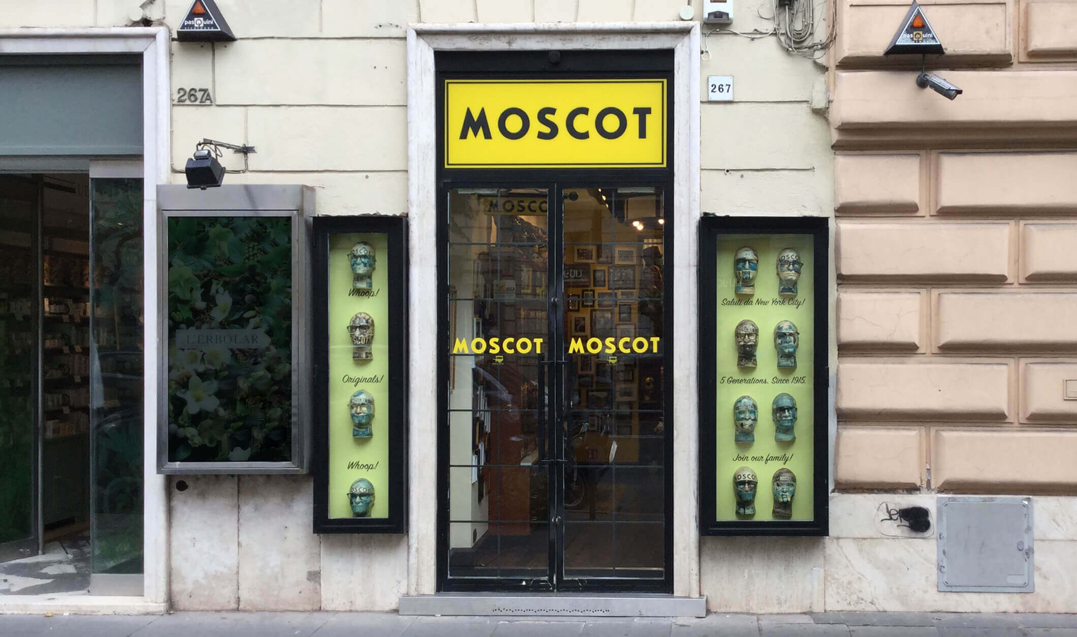 The MOSCOT Cola di Rienzo Shop exterior