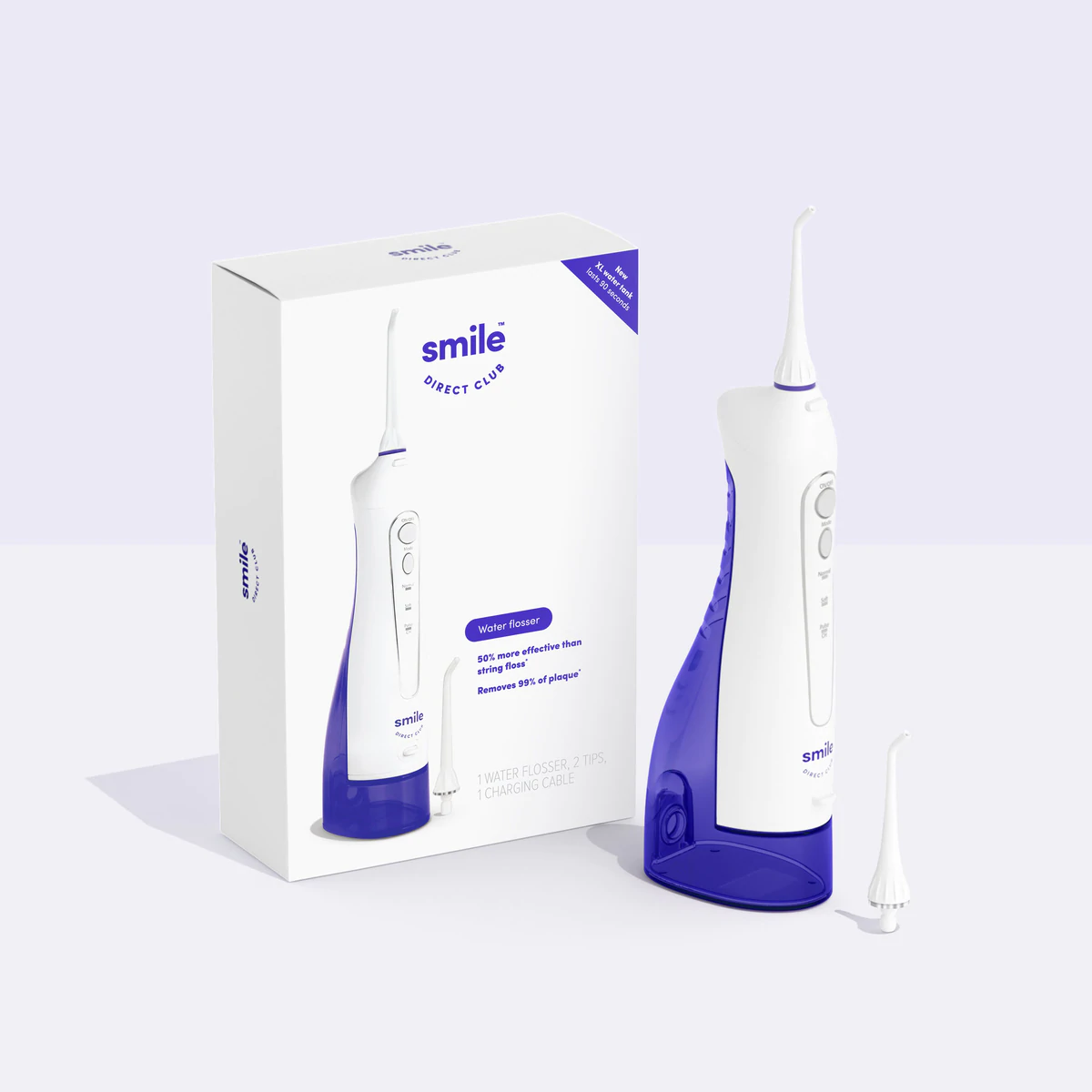 Complete Clean Water Flosser with 2 Flossing Tips