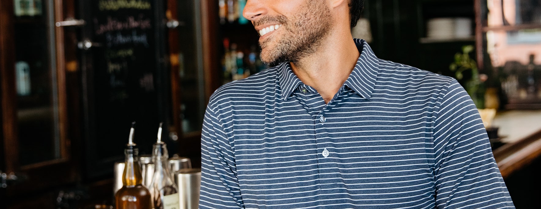 Men's polo shirts - tasc Performance