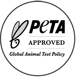 Symbol welches anzeigt, dass das Produkt PETA approved ist.