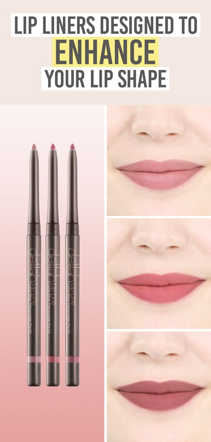Delilah Long Wear Retractable Lip Liners - Beauty and the Boutique - Lip liners designed to enhance your lip shape