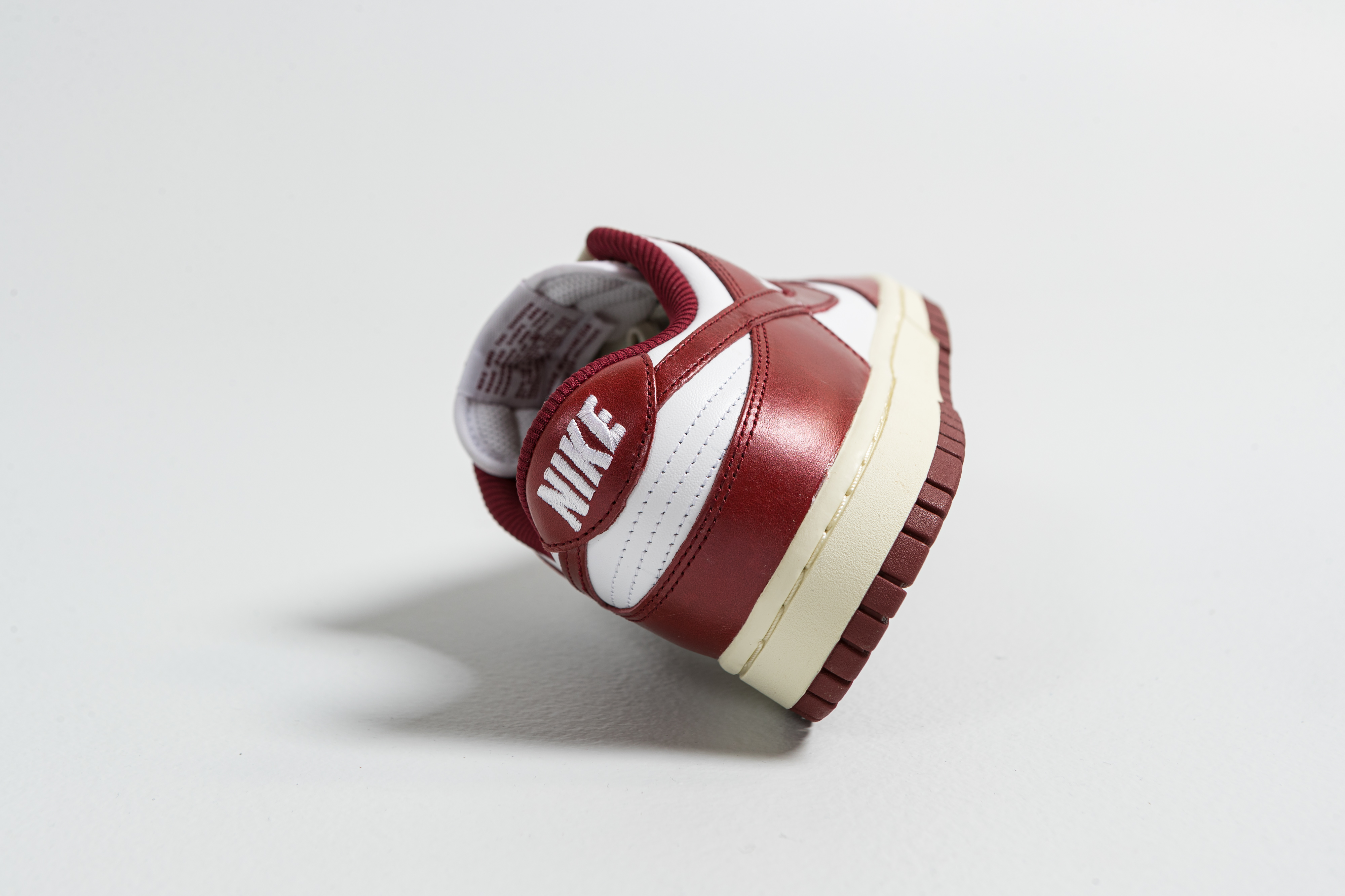 Nike - Womens Dunk Low Premium - White/Team Red-Coconut Milk - Up There