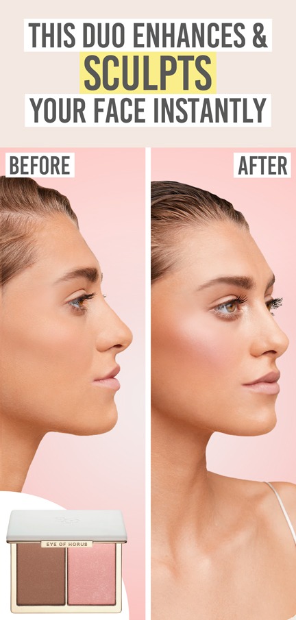 Eye of Horus Universal Complexion Duo - Beauty and the Boutique - This duo enhances and sculpts your face instantly