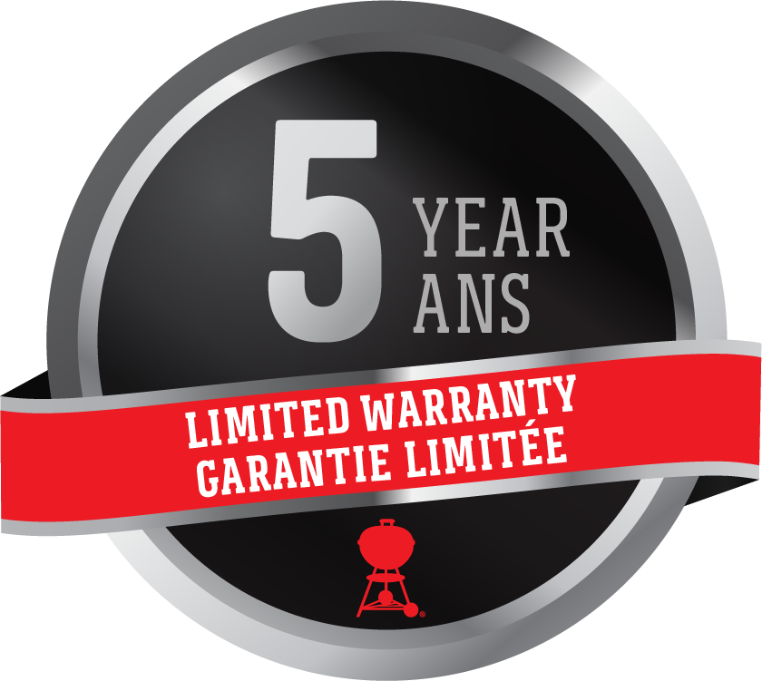 Weber 5 Year Limited Warranty