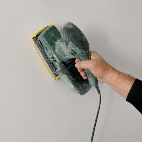 How to Remove Stubborn Wallpaper with Sander