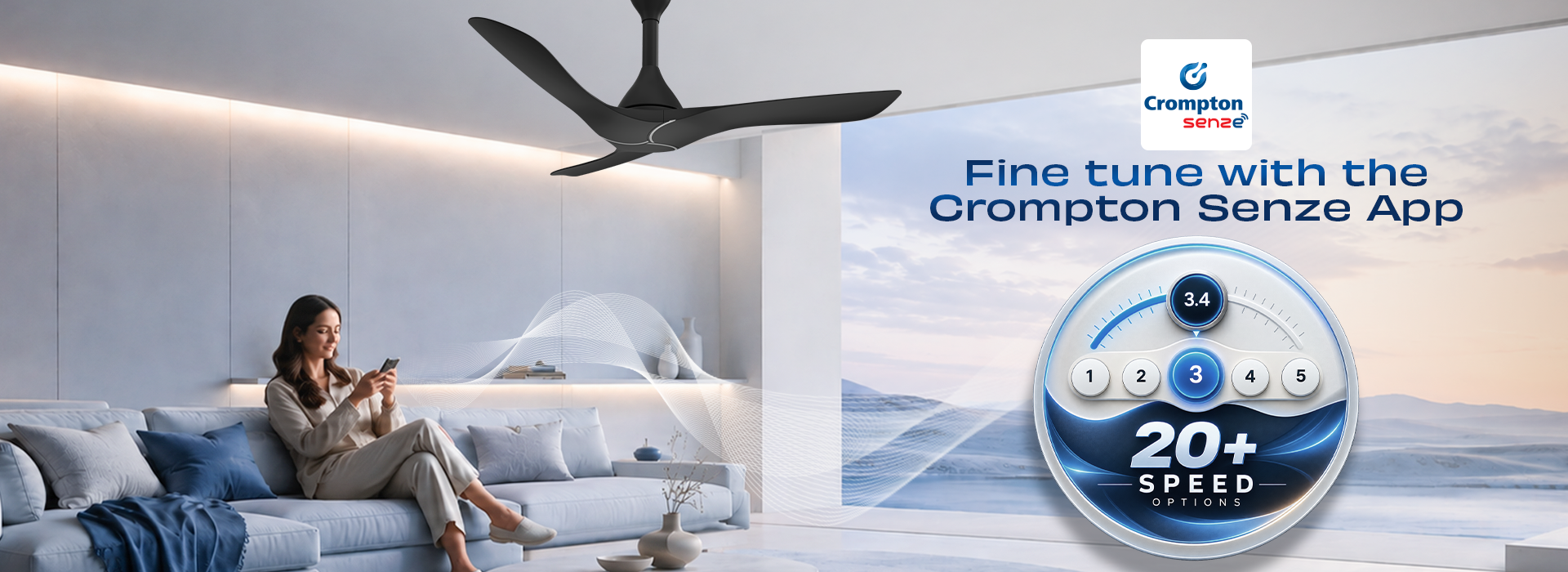 Fine Tune With The Crompton Senze App