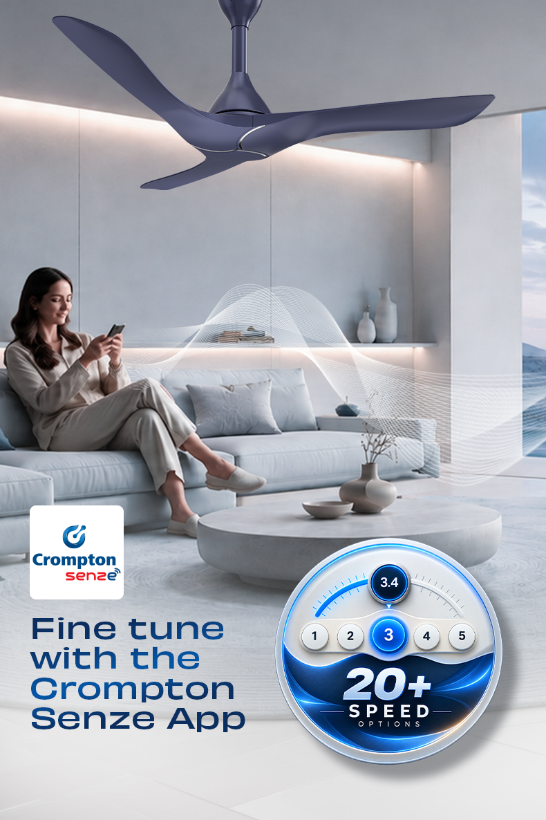 Fine Tune With The Crompton Senze App