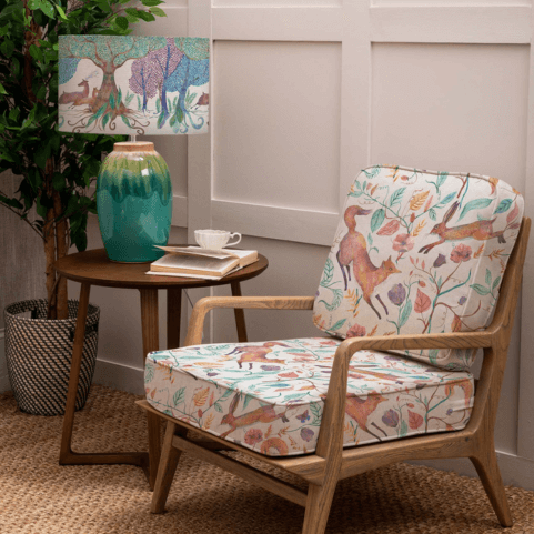 Matching Armchair for Patterned Sofa